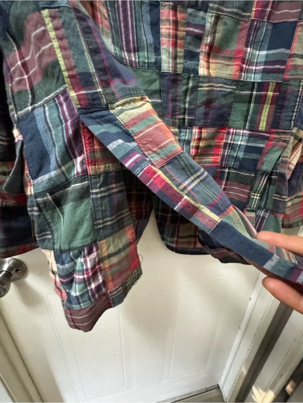 Peter Millar Multicolor Patchwork Plaid Sport Coat